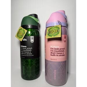 Owala WICKED 32oz FreeSip Tumbler Set| ELPHABA | GLINDA BNWT